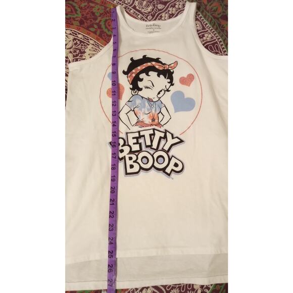 Betty Boop Universal Studios Graphic Tank Top Women's Retro Cartoon Pinup SZ M - Picture 6 of 7